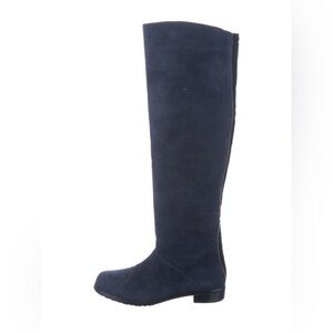 Stuart Weitzman Suede Studded Accent Boots